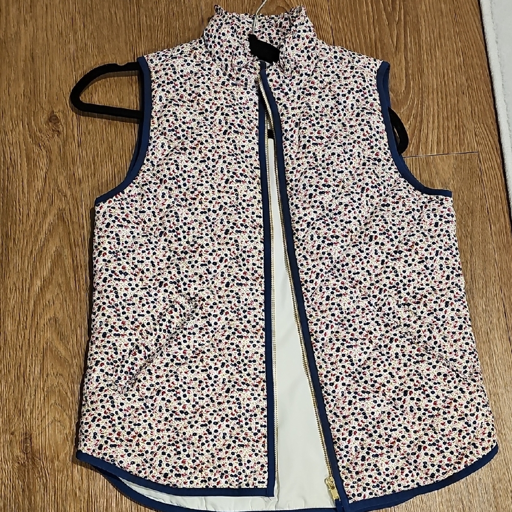J. Crew Factory Floral Print Vest - Multicolor